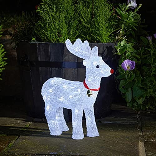 Marco Paul Christmas InLit Rudolph the Reindeer Acrylic LED Outdoor Indoor Xmas Decoration Light Up...