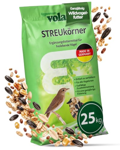 Eggersmann volaris Vogelfutter Wildvögel ganzjährig | 25 kg Fettkörner