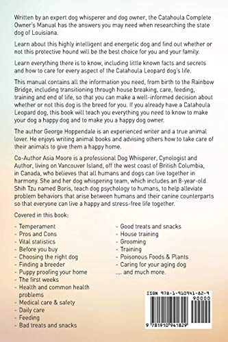 Catahoula Leopard. Catahoula Leopard Dog Dog Complete Owners Manual. Catahoula Leopard Dog Book For Care, Costs, Feeding, Grooming, Health And Training. #TOP1