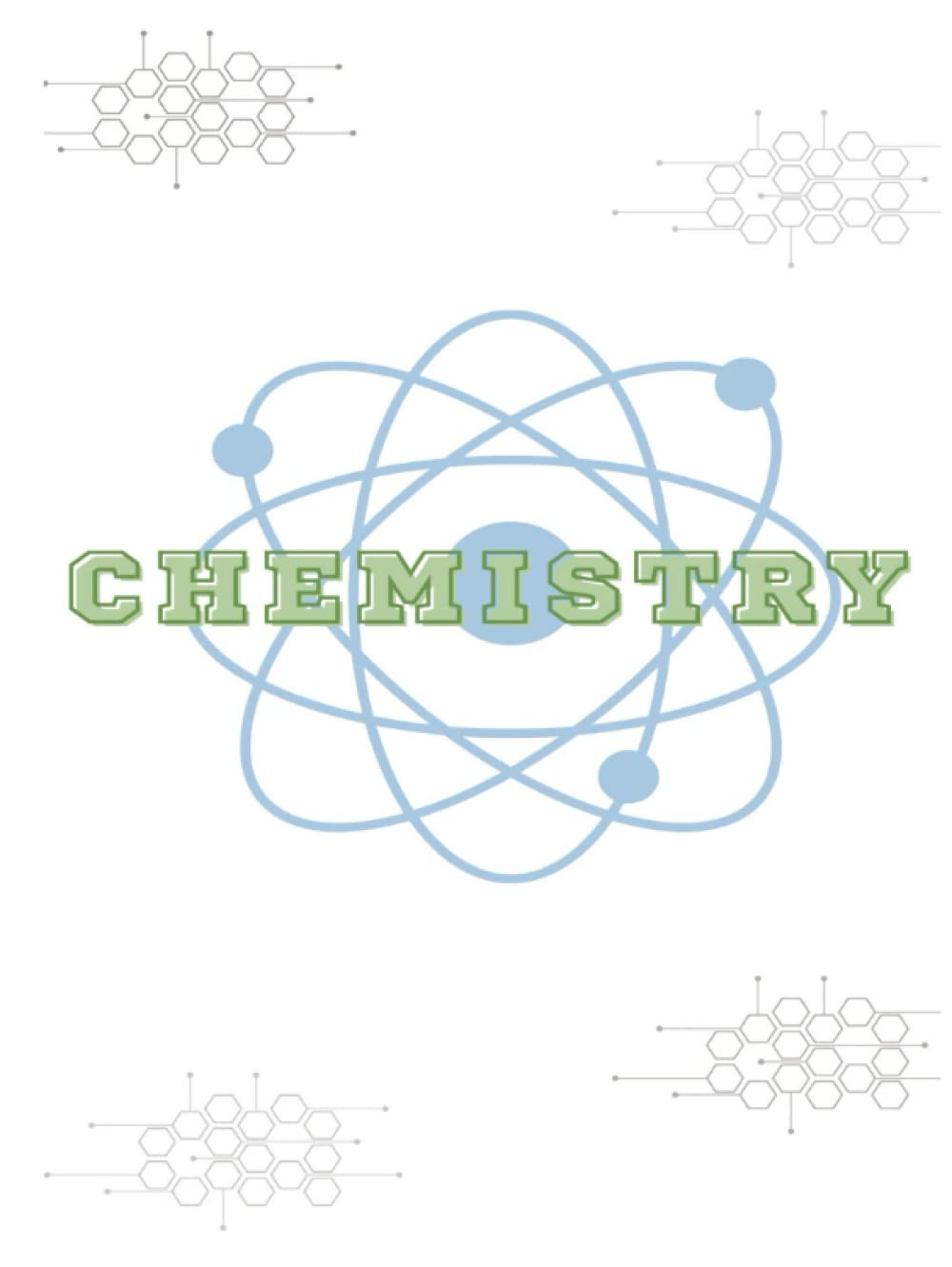 Notebook Chemistry avec 500 pages pour les cours de sciences
