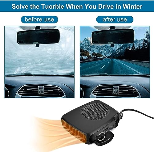 Showvigor HEATER CAR MJ 1 Heater, 150W 12V Portable Car Heater And Defroster, Car Heater That Plugs Into Cigarette Lighter thumb #4