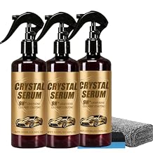 PTZ Crystal Serum, 10.58 Fl Oz Graphene Ceramic Coating, Graphene Ceramic Coating For Cars, High Gloss Finish 3pcs