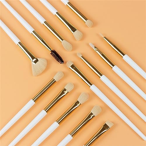MADALIAN 14 Eye Shadow Brushes Set Eye Highlighting and Crouching Brushes Makeup Tools Complete Set - Image 3