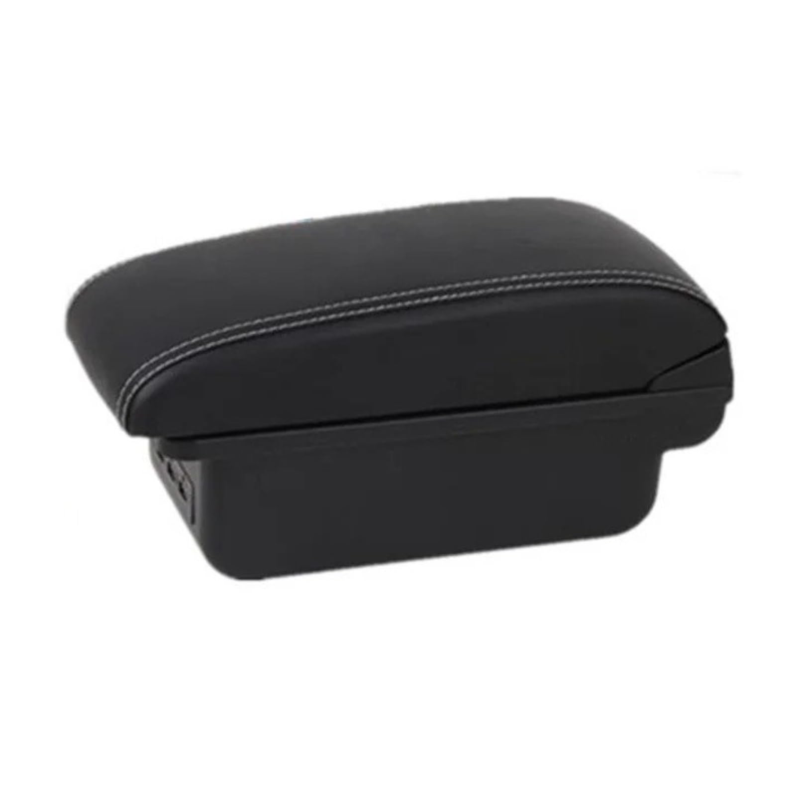 Ecbugat B3 White Line 3Usb For Opel For Corsa F 2019 2020 2021 2022 2023 2024 Armrest Box Car Dedicated Retrofit Accessories Car Armrest Box(B3 White Line 3Usb)