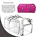 Extra Large Duffle Bag with Pockets - Waterproof Duffel Bag for Women and Men (Pink)