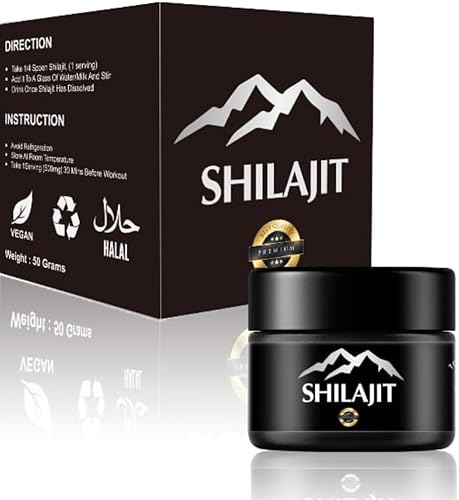 Suplemento de resina purificada Altai Shilajit auténtico, natural y orgánico para desintoxicación, limpieza inmunológica, refuerzo cerebral y