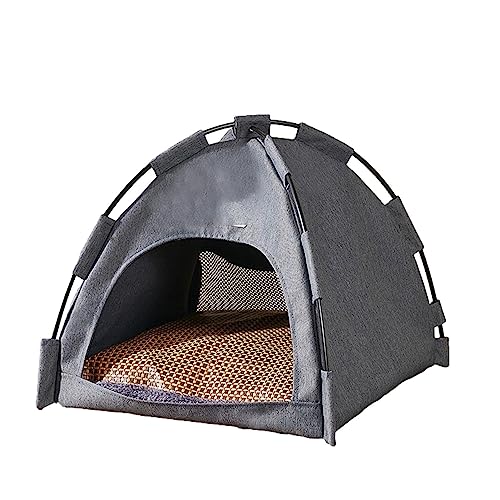Facynde Tienda portátil Tipi para Gatos | Caseta para Perros al Aire Libre Casetas portátiles para Perros - 42 x 42 x 38 C Cachorro Tipi Gato Cama Lavable Perro Tipi Tienda para Gato, Perro