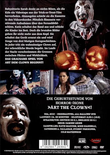 Terrifier The Beginning DVD de terror slasher All Hallows Eve 3