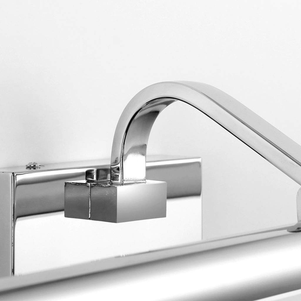 Badspiegellampen Led Spiegelfrontleuchte Badezimmerspiegelleuchte Feuchtigkeitsgeschützte Spiegelschrankleuchte Schminktisch Spiegelleuchte Silberne Wandbeleuchtung/82Cm/16W
