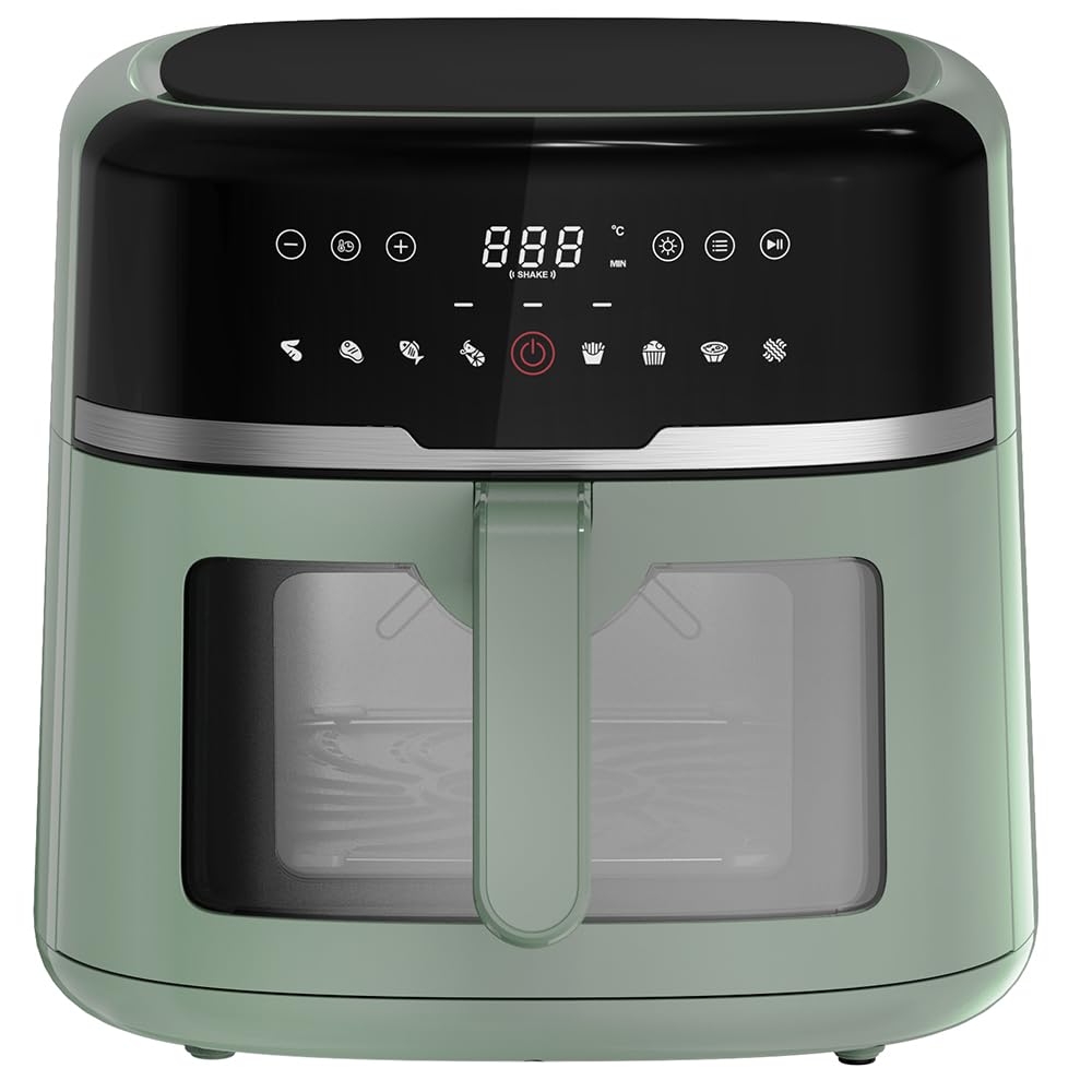Tognana Iridea, Friggitrice Ad Aria 8,3 L, Plastica-acciaio inox, verde