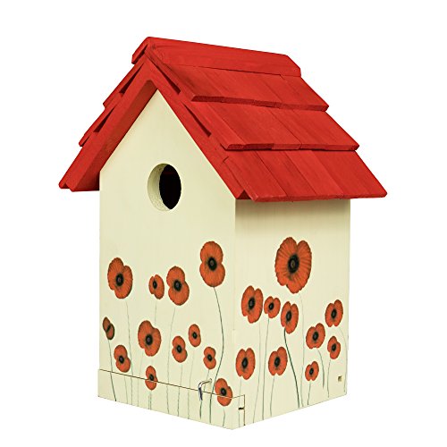 Preisvergleich Produktbild Gardman Mohnblumen-Vogelhaus