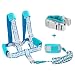 Borje Safety Child Anti Lost Wrist Link Harness Strap Rope Leash Walking Hand Belt (Blue)