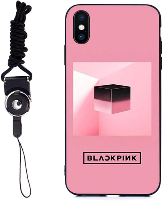 Amazon Co Jp Liling阿七 Blackpink 風 Iphone X 8 7 6 Plus Tpu 携帯ケース ケース カバー 背面ガラス 鏡面 ミラー 強化ガラス 携帯カバー かっこいい 背面カバー ファッション