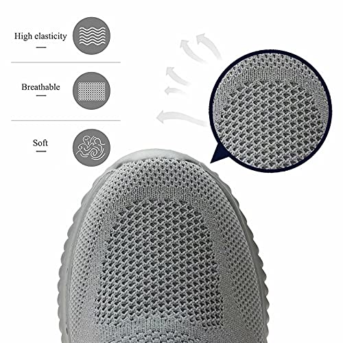 Image of Socviis Mens Slip On Running Shoes Athletic Walking Trainers Lightweight Breathable Mesh Tennis Sneakers
