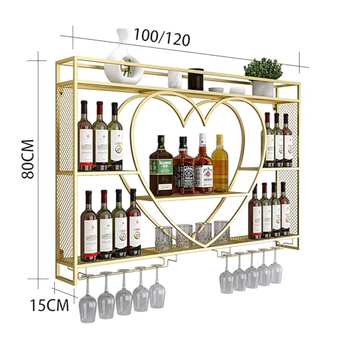 Casier à vin mural rond en métal pour optimiser l'espace - 3