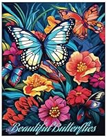 Beautiful Butterflies: An amazing adult coloring book B0CPWJYTFP Book Cover