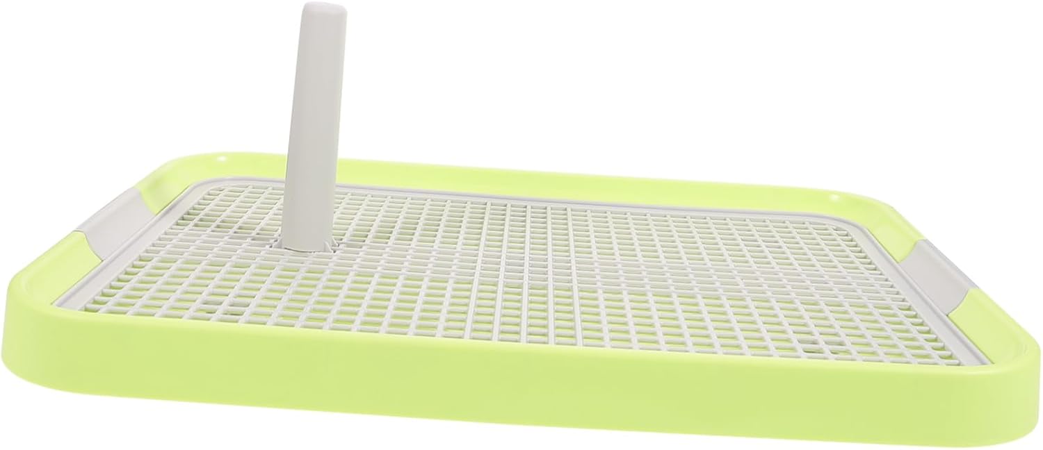 Non-Slip Dog Toilet Potty Tray for Medium and Small Dogs Easy to Clean Mesh Design Training Column Indoor PET Bathroom Accessory