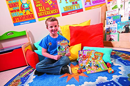 Fun Express Superhero Sticker Roll (100 Pieces)