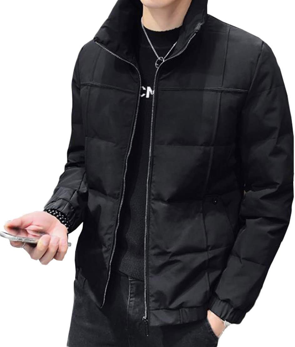 [ＺＨＯＮＧＪＵＥ] ジュージェン 中綿ジャケット メンズ 軽量 ジャケット 立ち襟 防寒 スリム コート ショート丈 綿入れ あっ