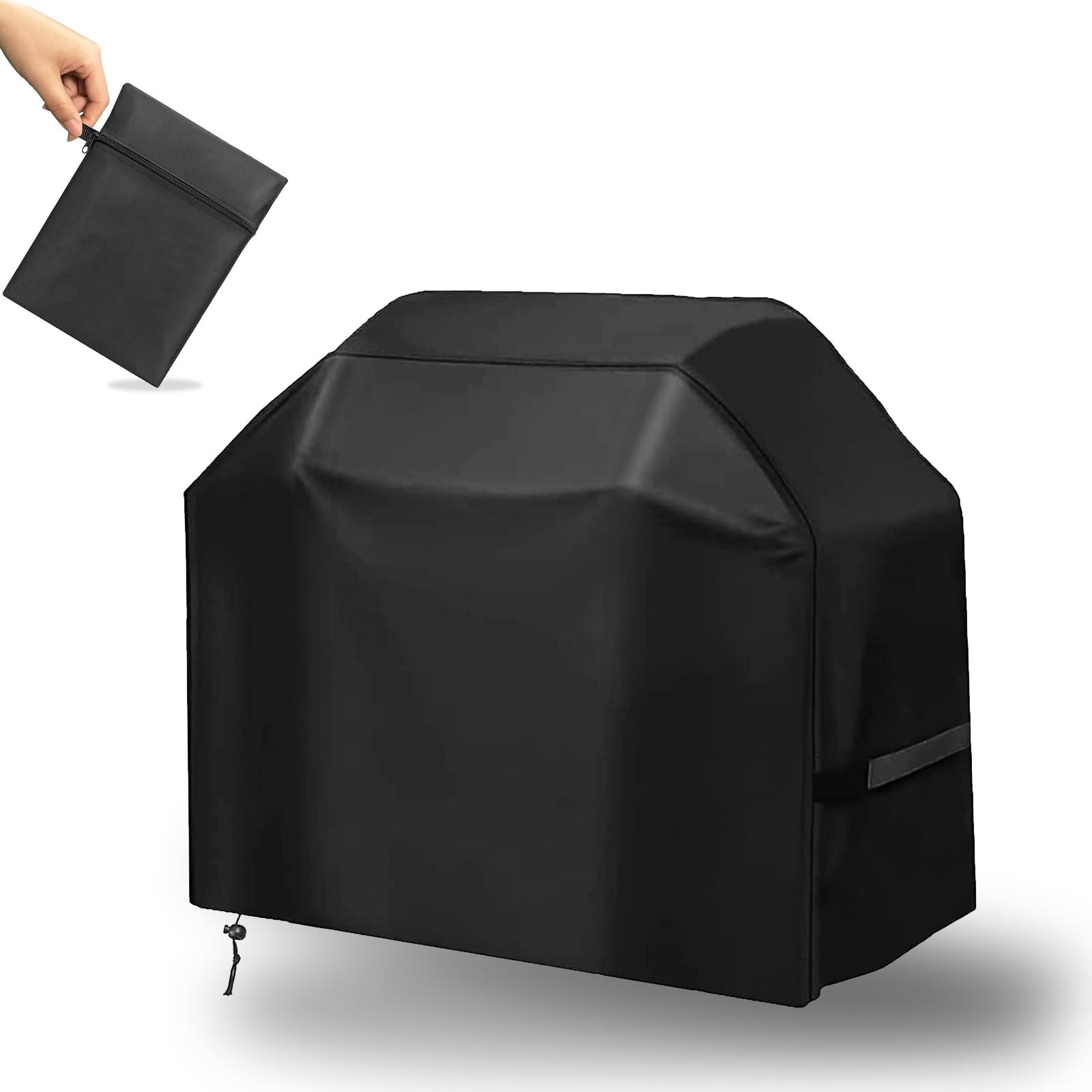 Copertura Barbecue da Esterno, Copri BBQ Impermeabile 210d Oxford, Telo Copri Barbecue Protezione UV per Weber, Brinkmann e la Maggior Marca del BBQ,170x61x117cm