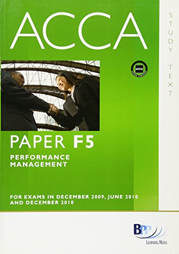 ACCA - F5 Performance Management: Study Text view 2