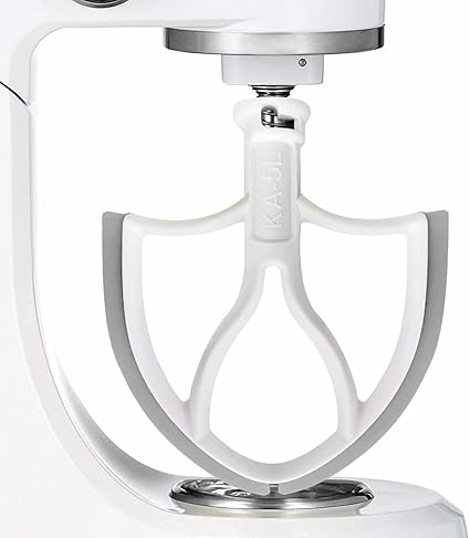 Replacement Kitchenaid Mixer Attachments,5 Quart Kitchenaid Mixer Accessory by LESONUX,Flex Edge Beater Paddle with Scraper,Fit 5 QT Bowl-Lift Kitchenaid Stand Mixer