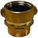 Dixon RSMSA25F15T 2-1/2" FNH x 1-1/2" MNPT Male Swivel Suction Adapter with Screen, 2.5" ID, Cast Brass