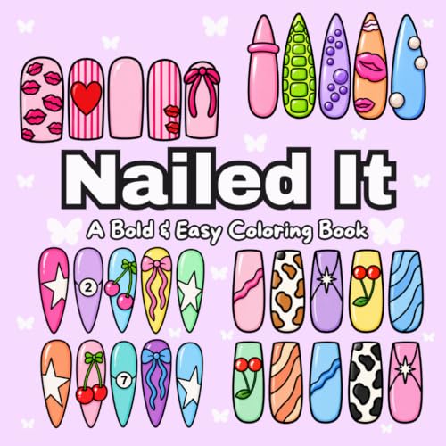 Nailed It: Bold & Easy Designs for Relaxing Coloring image 2