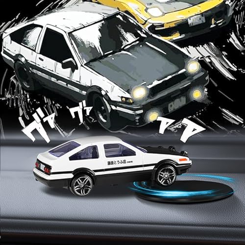 Fannasi AE86 Classic Cool Drift Car Rotating Ornaments Alloy Car Model Center Console Interior 2025 New Internet Celebrity Accessories for Adults and Children