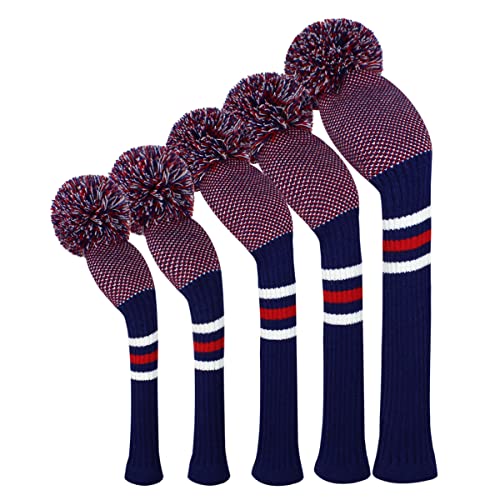 Housses de tête de golf en tricot Scott Edward : l'élégance vintage sur le green