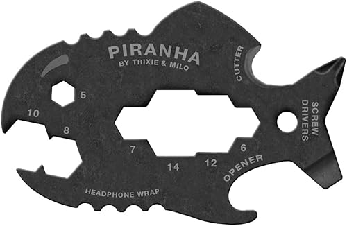 Miniatura 2 de Trixie and Milo Juego de 7 piezas multiherramienta negra