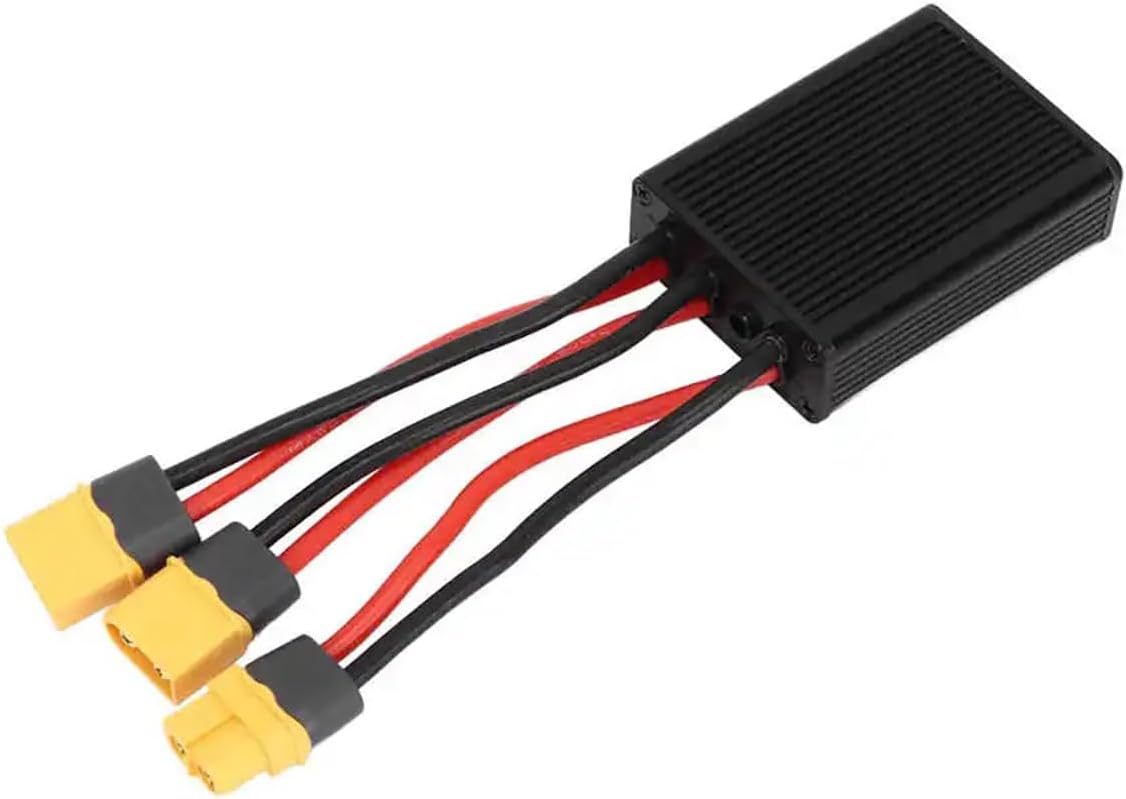 Electric Bike Dual Battery Discharge Converter 40A 24-72VDC Dual Battery Pack Switch Balancer Double Battery Parallel Module with XT60 Plug for 750w 1000w Motor