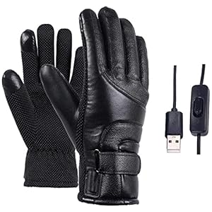 Warme elektrische winterhandschoenen usb, 3 instelbare warmtestanden, touchscreen, skihandschoenen voor mannen en vrouwen