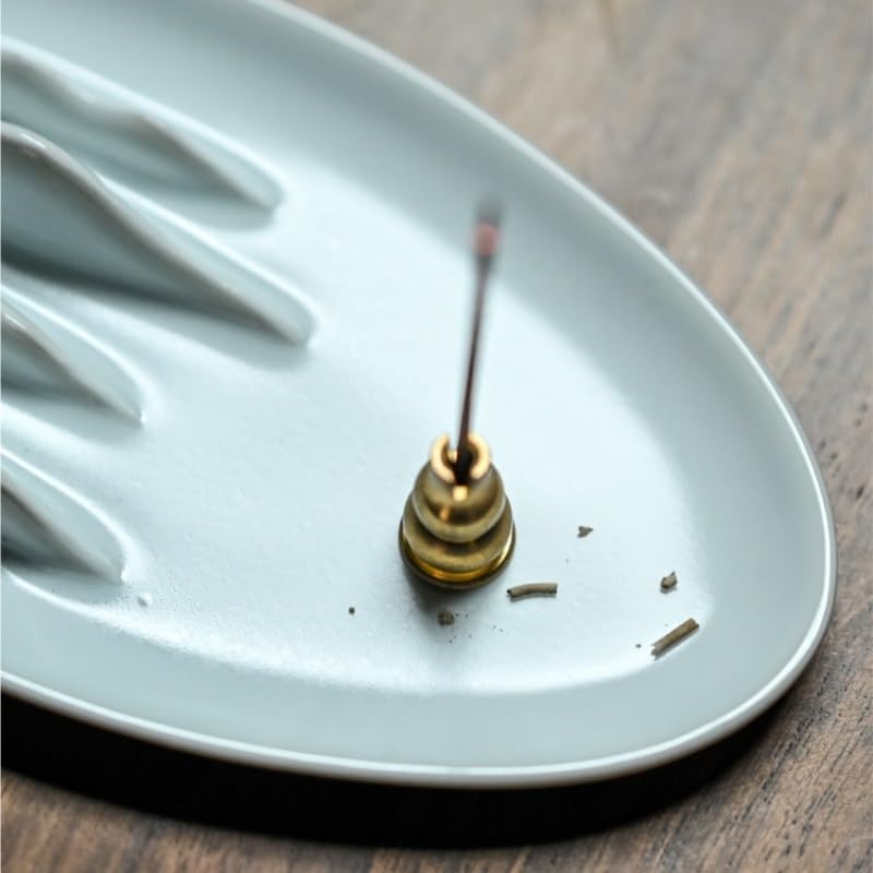 Incense Burner,Incense Stick Holder,Ceramic Incense Holder Tray Incense Holder Incense Burner Incense Holder Zen Incense Holder Home Indoor Incense Burner Incense Holder