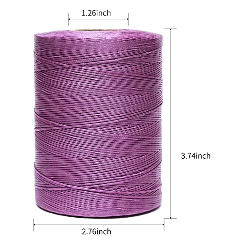 Hilo encerado 852 yardas 0.8 mm poliéster para cuero miniatura 2