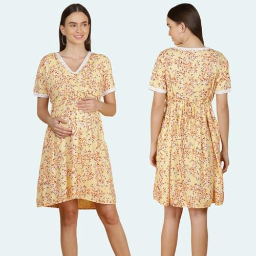Image of Morph Maternity | Maternity Dresses for Women | Fits During Pregnancy & Post Pregnancy | Back Tie to Adjust