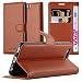 Produktbild Cadorabo Hülle für Huawei P10 Plus in Schoko BRAUN - Handyhülle mit Magnetverschluss, Standfunktion und Kartenfach - Case Cover Schutzhülle Etui Tasche Book Klapp Style