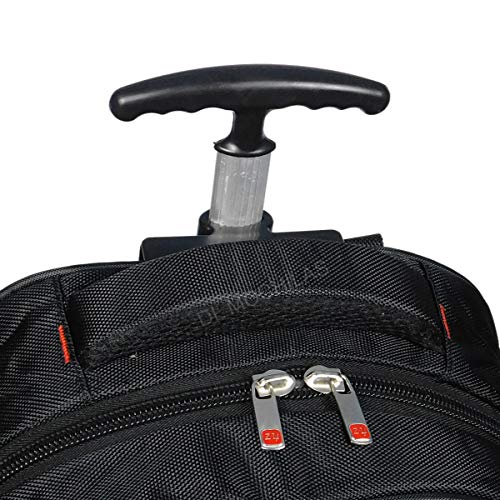 Mochila De rodinha Notebook Escolar Puxador Leve Alumínio C/Trava