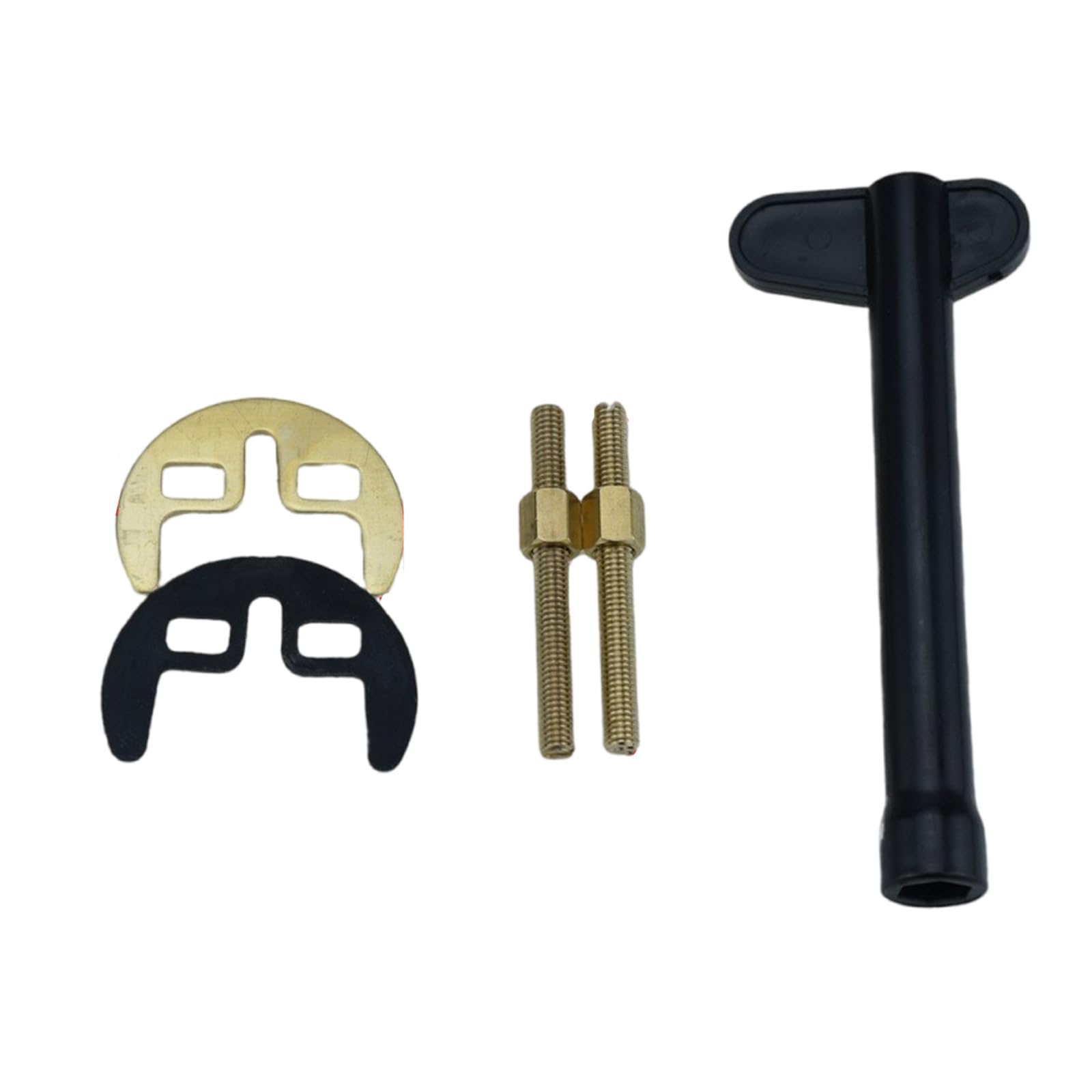 Buxuaaaa Copper Double Hole Resistant Faucet Gasket Set With Stainless Steel Or Copper Construction For Plumbing Fixtures Maintenance Faucet Wrench Set Stainless Steel Copper