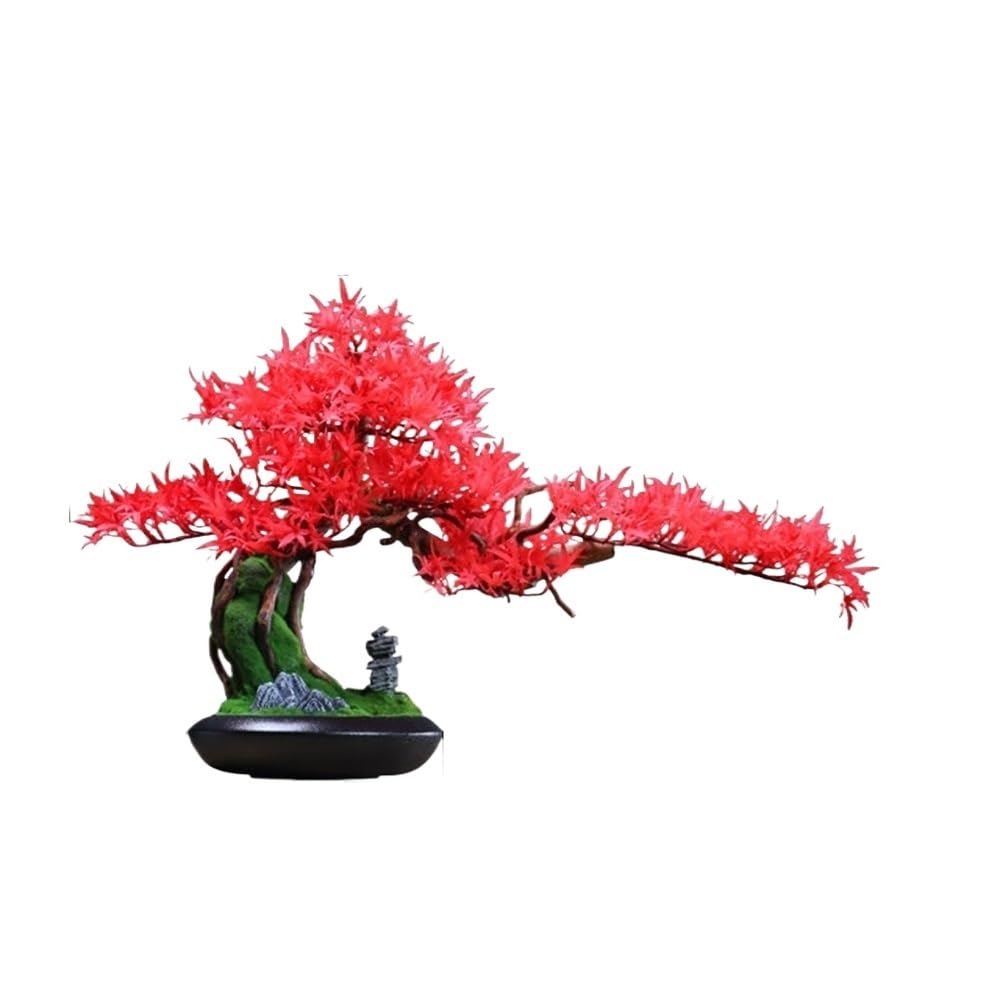 HCZKIUJY Bonsai Artificial Bonsai Tree Ornaments Chinese Feng Shui Simulation Bonsai Ornaments Entryway Decorations Plant
