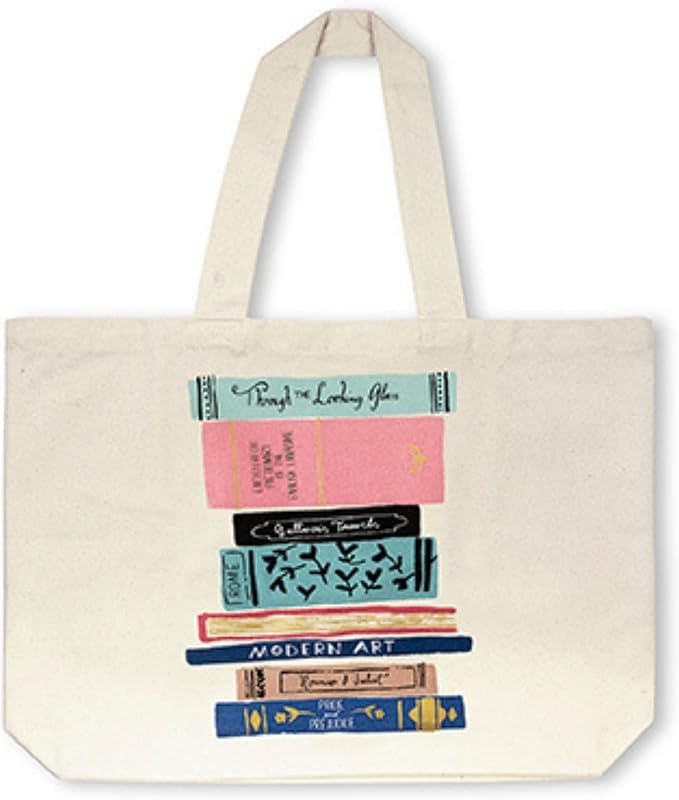 Image of BROGBUS Classics Canvas Tote Bags for Women Girls Canvas Handbag Zipper Large Capacity Shoulder Bag for College Office Use