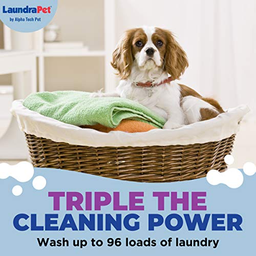 Laundrapet Premium Laundry Detergent | Removes Animal Odors And Stains | Ideal For Home, Clinic Or Kennel | Economical Pet Detergent | 64 Oz. #TOP3