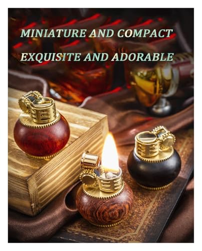 Encendedor portátil pequeño de kerosene color marrón miniatura 4