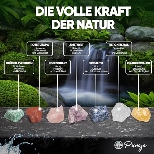 Heilsteine Puraja Wasserstein Mischung aus Natursteinen