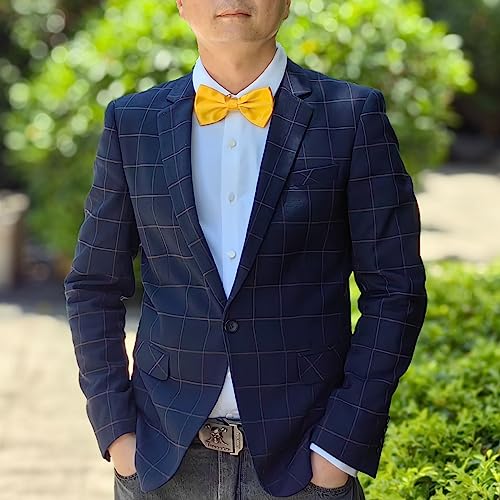 Image of Bow Tie for Men & Boys, Pre-Tied Bowtie Adjustable 9-18in, for Formal Tuxedo, Prom Party, Wedding