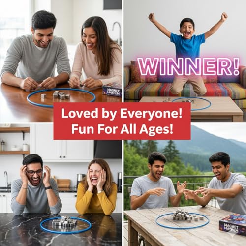 Image of 24pcs. Magnet Game for Kids | Magnetic Strategy Game | All Ages Board Game for Travel & Home | Indoor Games for Kids Age 10 to 15