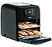Tefal FW5018 Easy Fry Oven & Grill 9-in-1 Heißluftfritteuse | 11 Liter für 6 Portionen | 7 Zubehörteile | 8 Programme | Online-Rezepte | Timer | gesund kochen | schnell & energieeffizient | schwarz