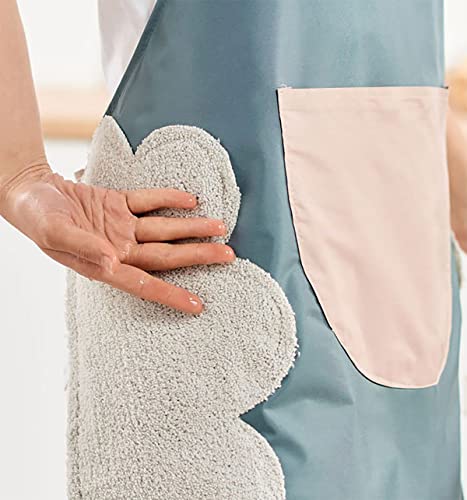 Image of FancyDressWale Waterproof Kitchen aprons for women and men with big Pocket and creative hand wipping