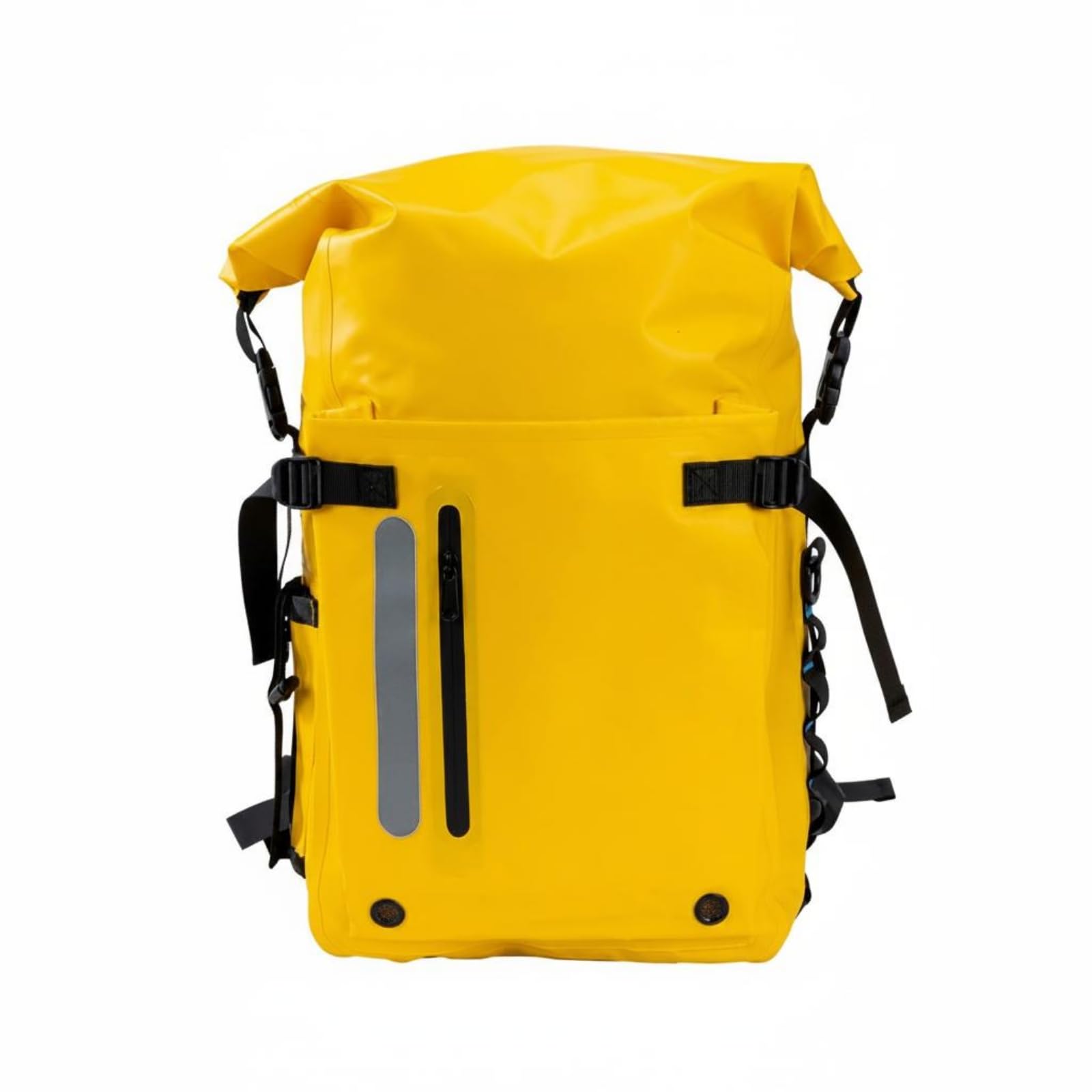 Harilla Wasserdichter Sportträger Rucksack Trockensack Seesack Tauchtasche aus PVC mit IPX7 Und Fronttasche für Zubehör für, Gelb, Gelb, 30L IPX-7 Wasserdicht, Als Schnorcheltasche Verwendbar