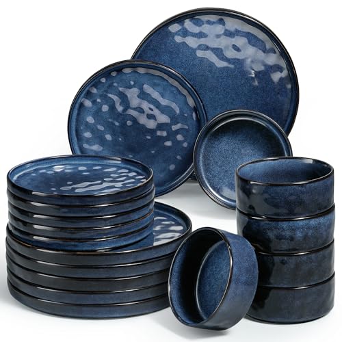 Geschirrset, Onader 18 Teiliges Steinzeug Tafelservice Set,...